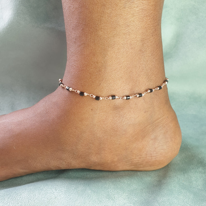 Rosegold Ornament Anklet