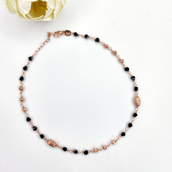 Rosegold Gem Anklet