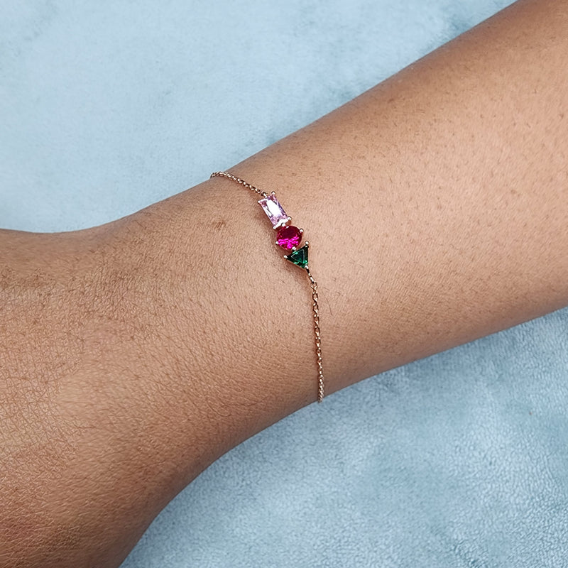 Rose Silver Bracelet