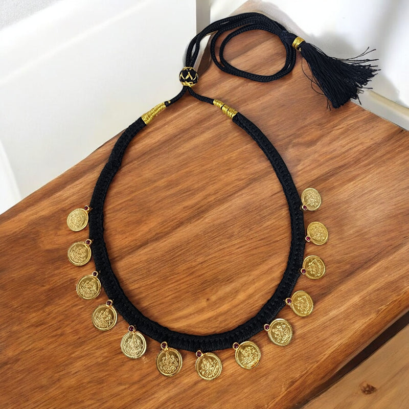 Kempu Kasu Necklace Set