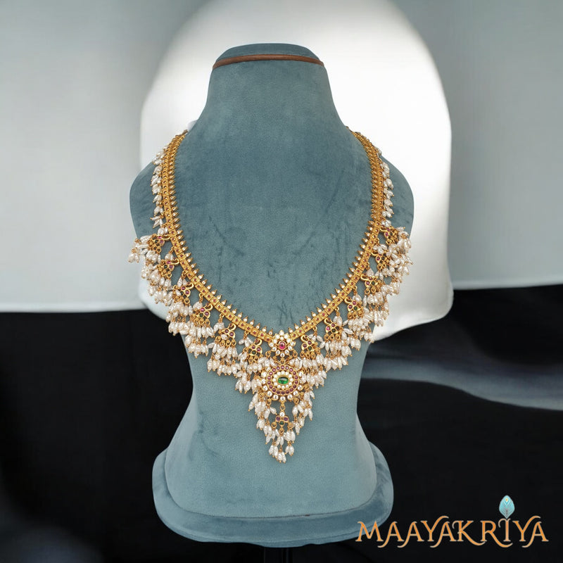 Shivapushpa Guttapusalu Necklace Set