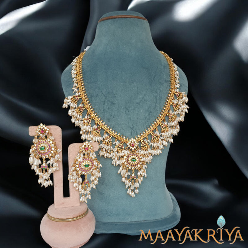 Shivapushpa Guttapusalu Necklace Set