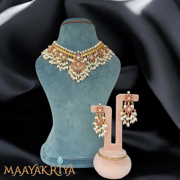 Pavitrakusuma Guttapusalu Necklace Set