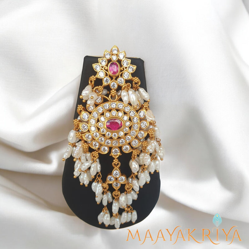 Madhurakusuma Guttapusalu Necklace Set