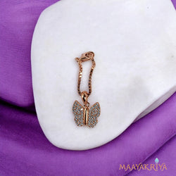 Rosegold Butterfly 925 Silver Watch Charm