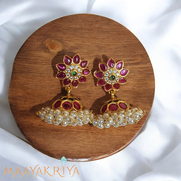 Belli Moda Padmika Pearl Jhumka