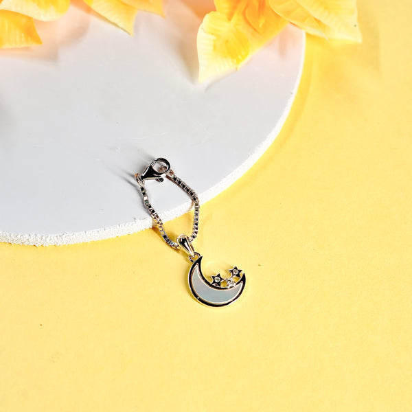 Moon Crescent 925 Silver Watch Charm