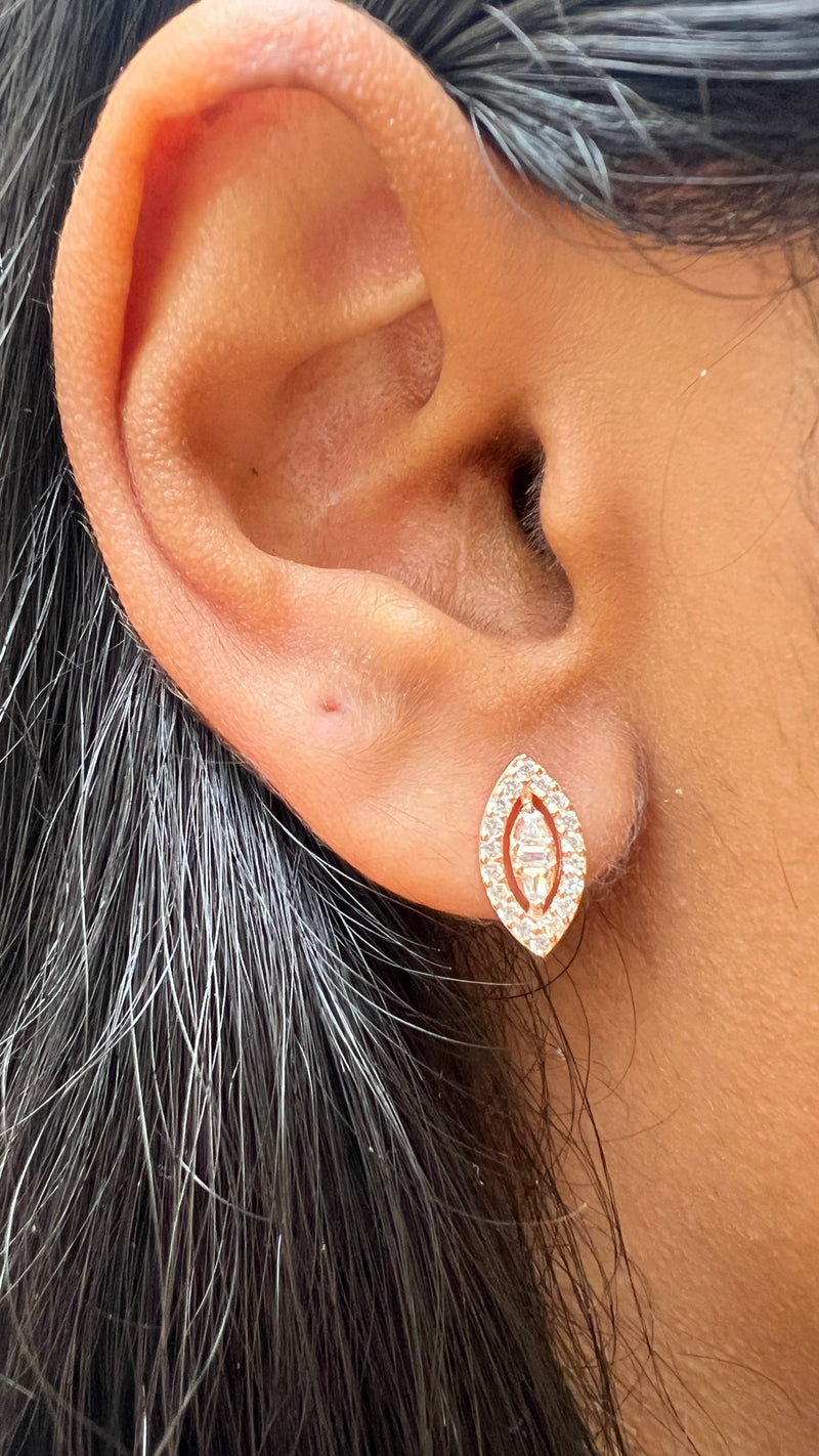 Eyed Rosegold Earrings