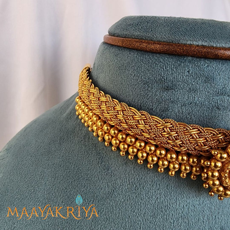 Diptha Choker/Necklace/Vanki/Armlet Set