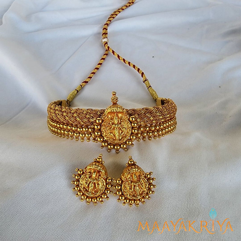 Diptha Choker/Necklace/Vanki/Armlet Set