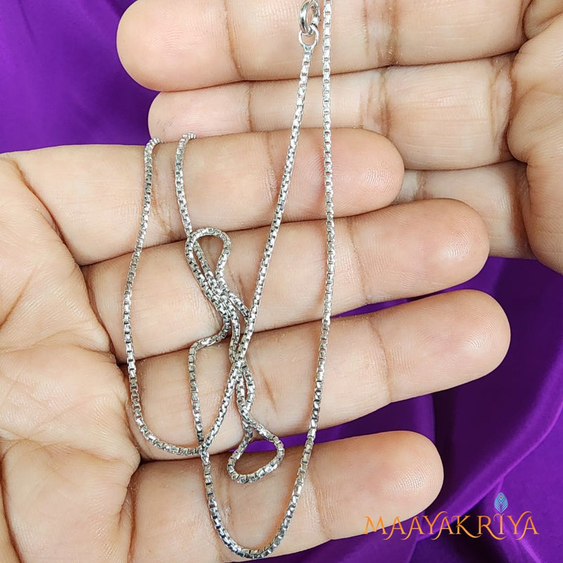 Halo Silver Chain