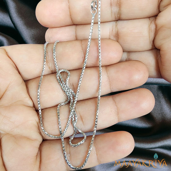 Halo Silver Chain