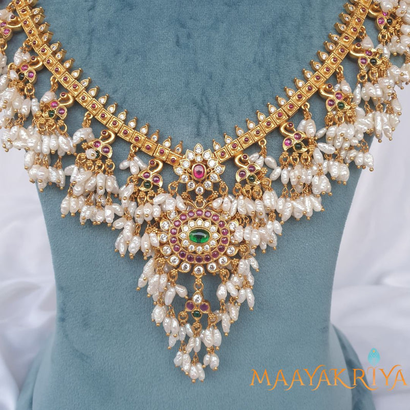 Shivapushpa Guttapusalu Necklace Set